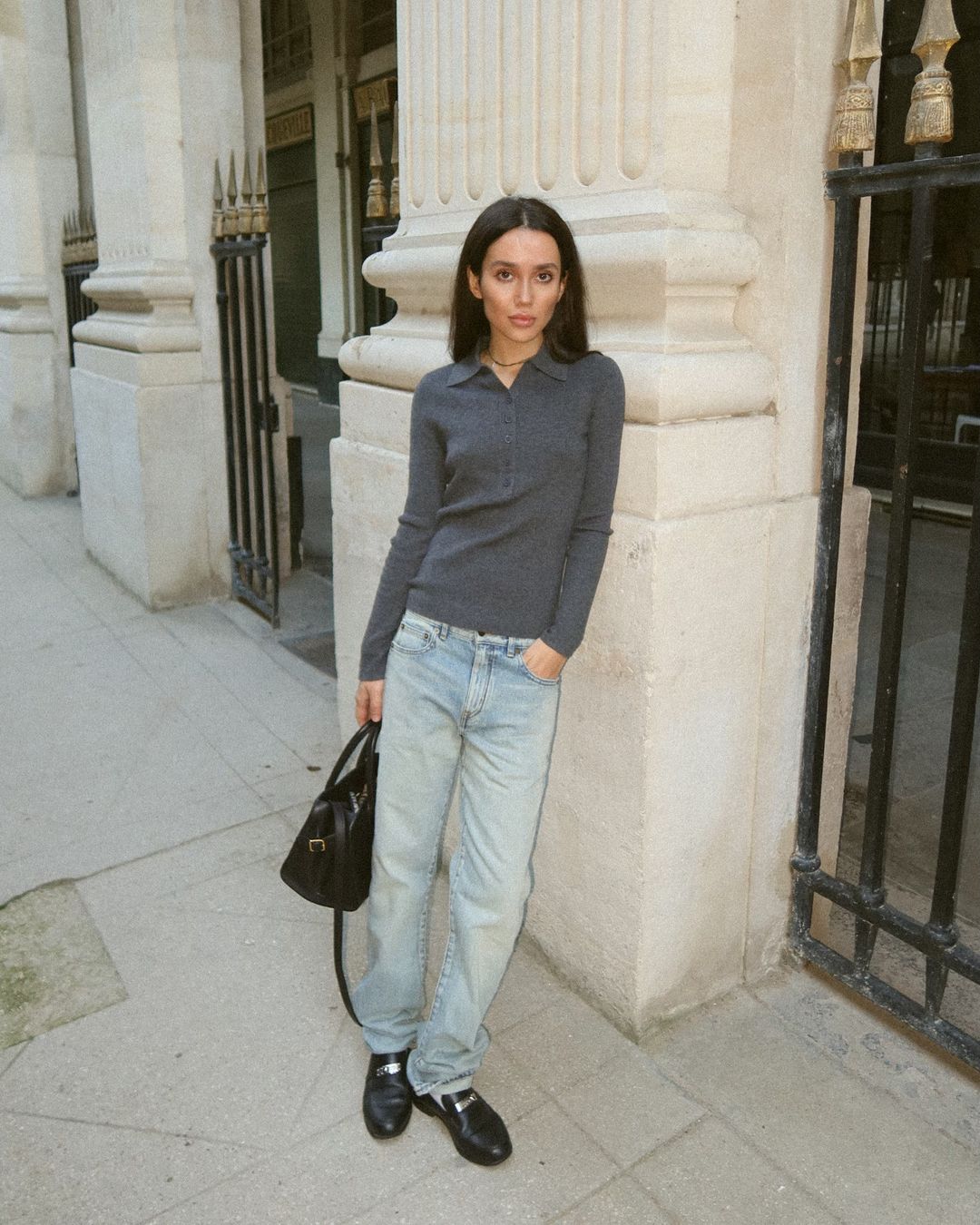 Polo in Grey