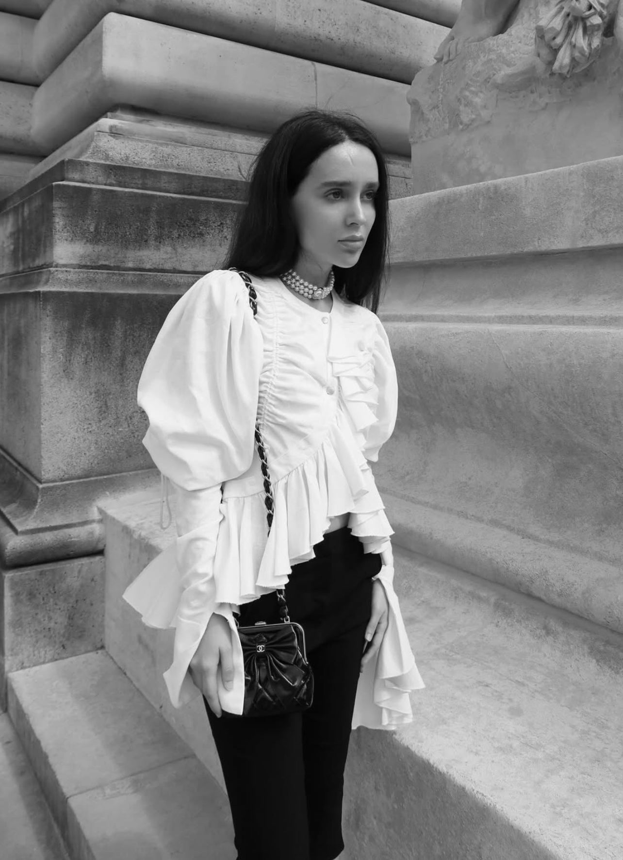 Blouse in White