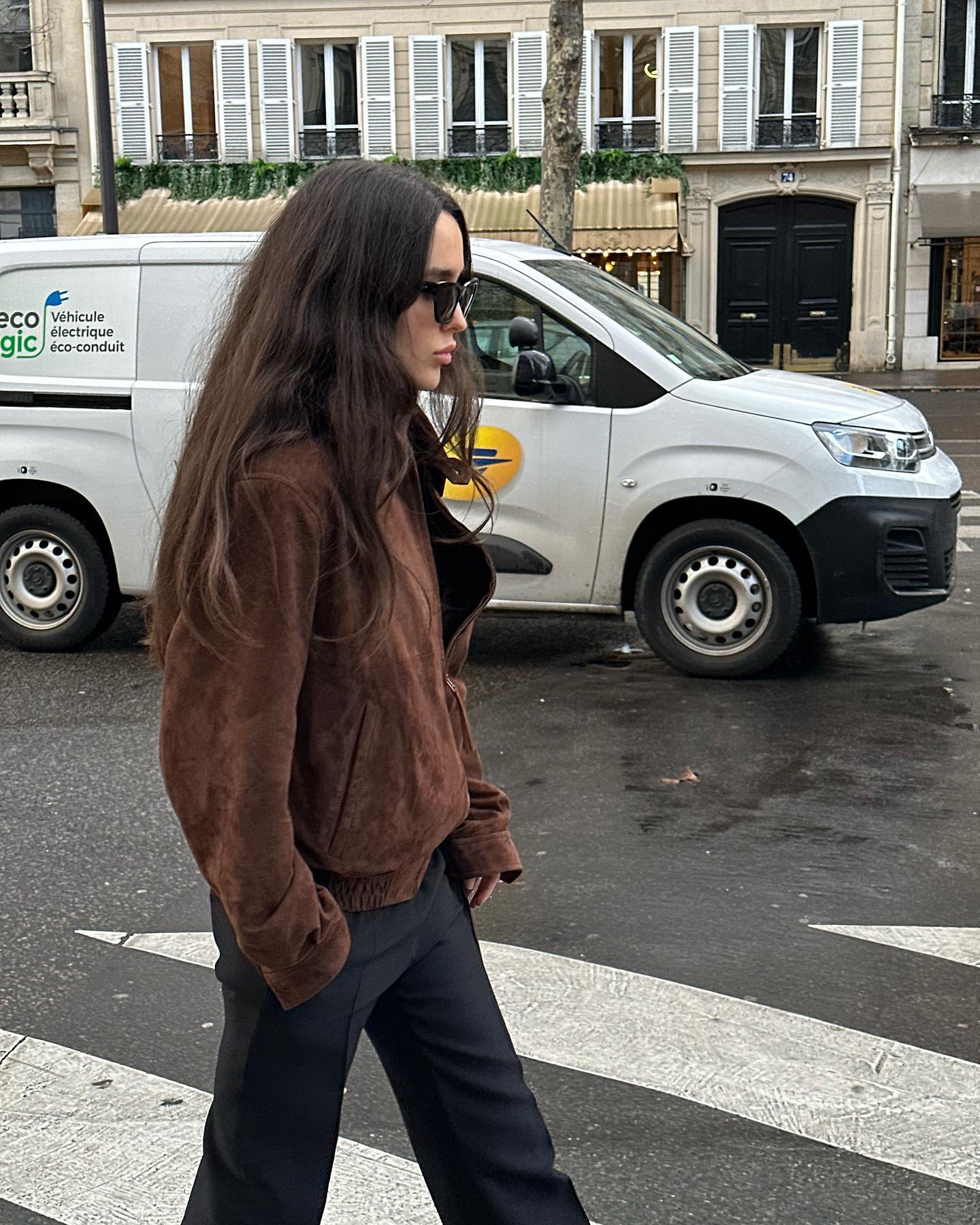 Suede Bomber Jacket